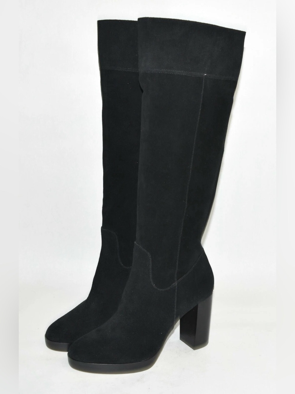 Michael Kors 'Lesley' Tall Boot Suede Black Size 8.5